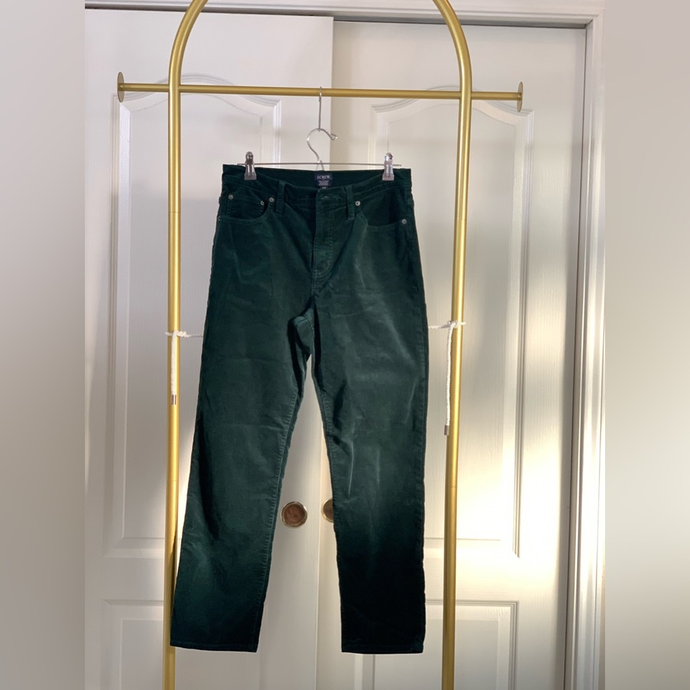 J. Crew Corduroy pants for Women's 
Dark Forest Green - Straight- size 29